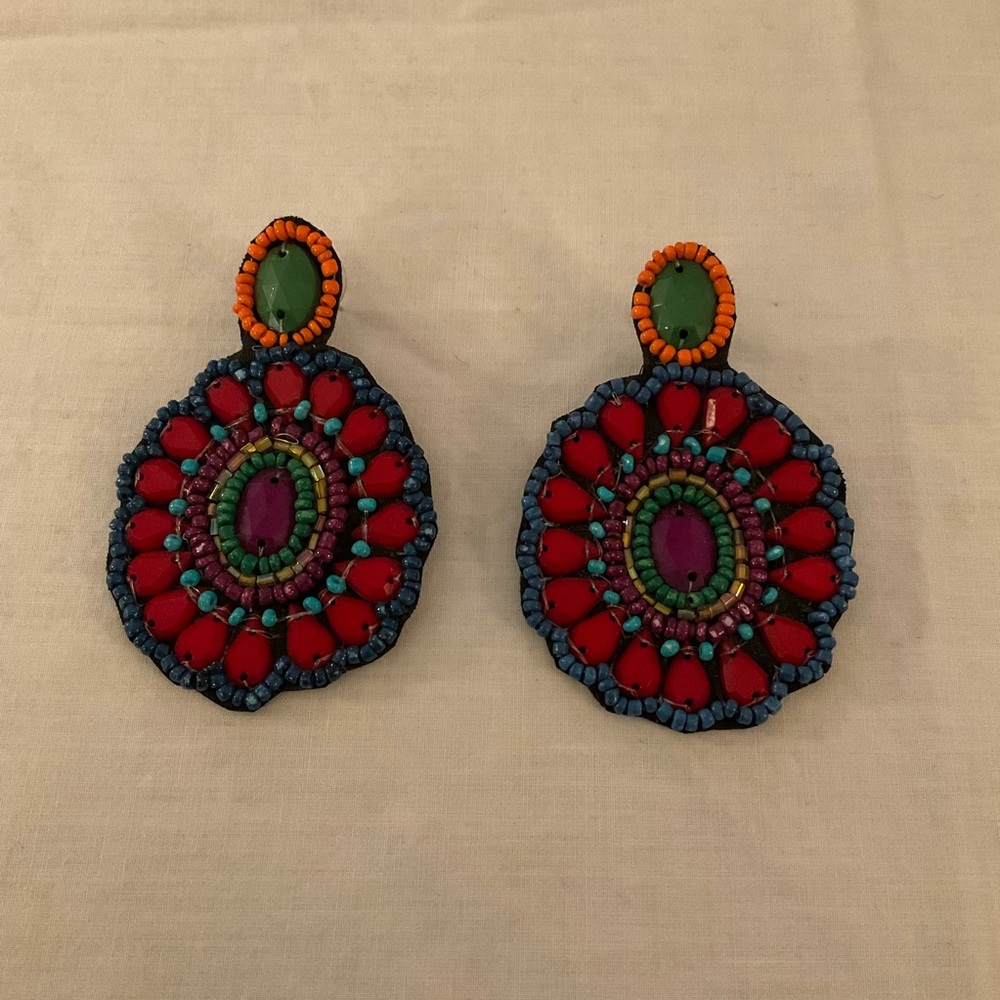 Southwest beaded earrings
